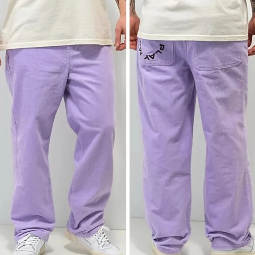 Paterson Wide Leg Lavender Corduroy Skate Pants